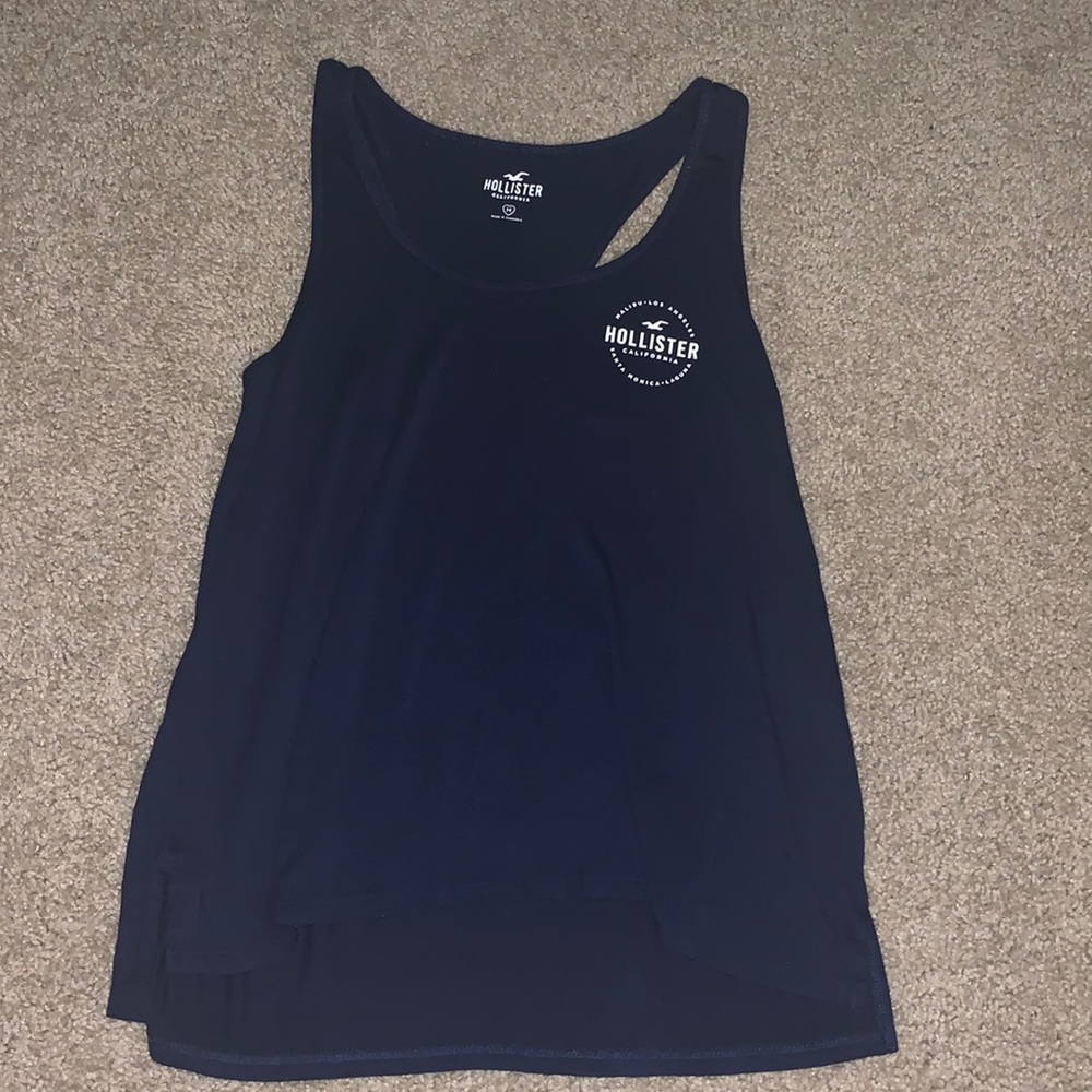 Navy blue hollister summer tank top